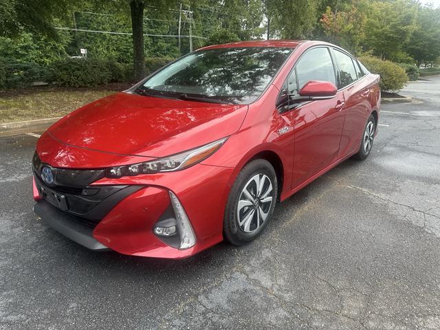 Red 2017 Toyota Prius Prime Hatchback Front-Wheel Drive Automatic