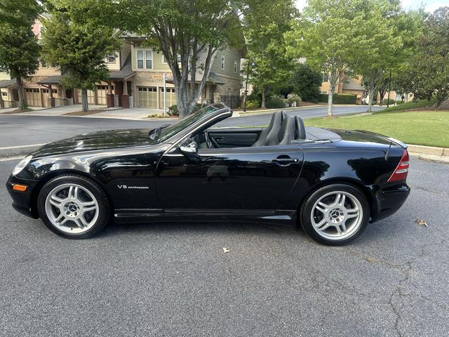 Black 2004 Mercedes-Benz SLK Convertible Rear-Wheel Drive Automatic