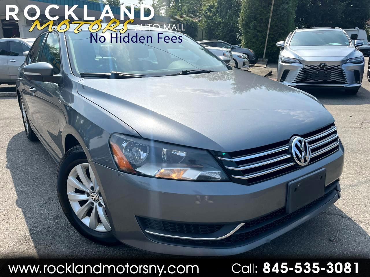 Volkswagen Passat 4dr Sdn 1.8T Auto S PZEV 2015 Volkswagen Passat 4dr Sdn 1.8T Auto S PZEV 2015