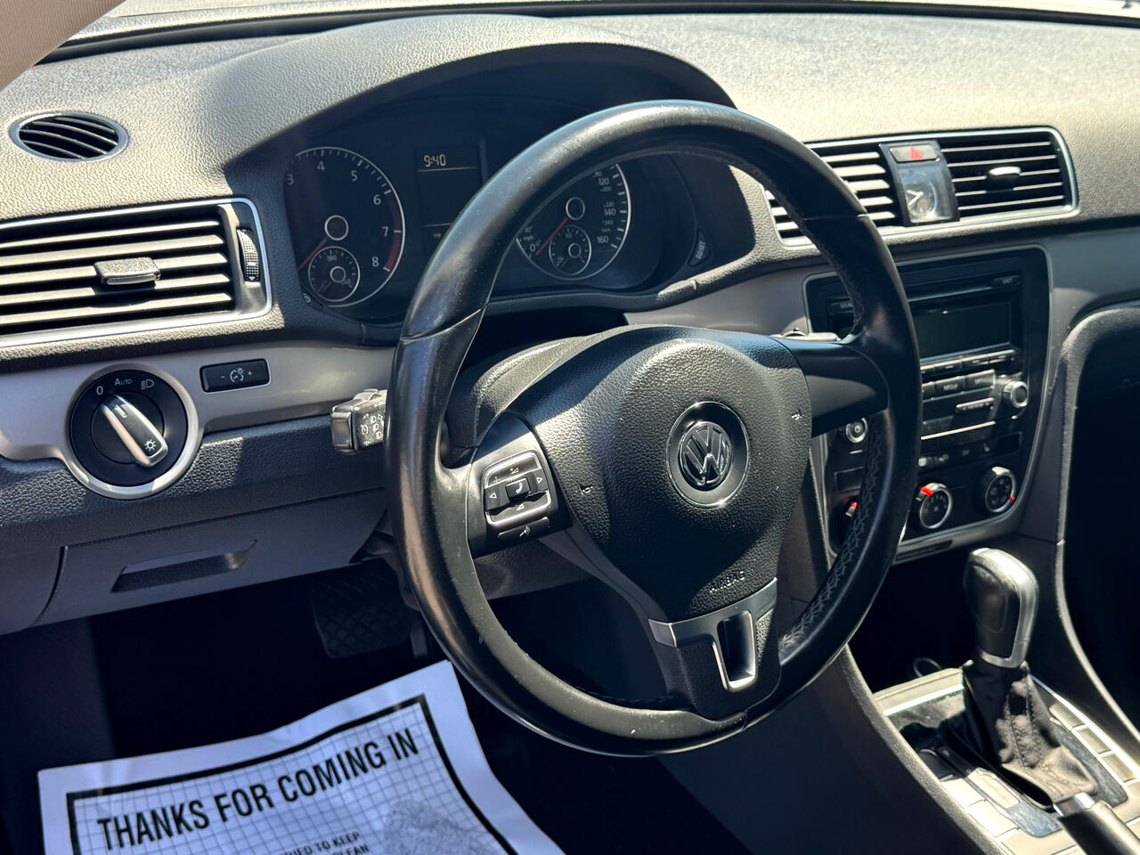 Volkswagen Passat 4dr Sdn 1.8T Auto S PZEV 2015 Volkswagen Passat 4dr Sdn 1.8T Auto S PZEV 2015