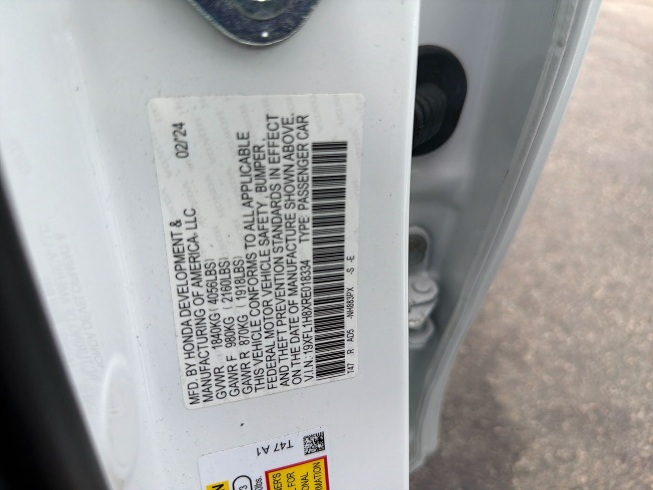 Honda Civic Hatchback Sport Touring CVT 2024 Honda Civic Hatchback Sport Touring CVT 2024