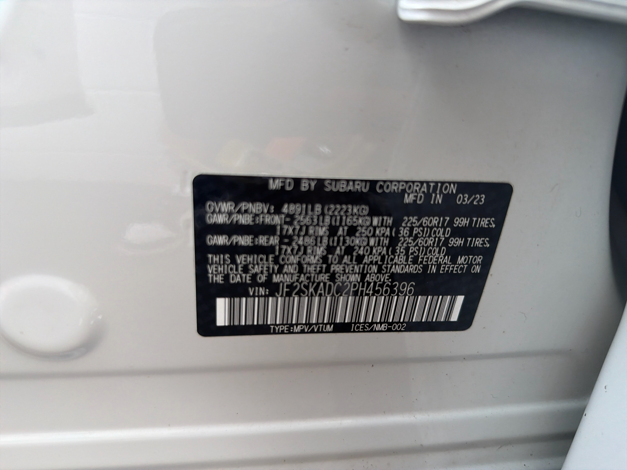 Subaru Forester Premium CVT 2023 Subaru Forester Premium CVT 2023