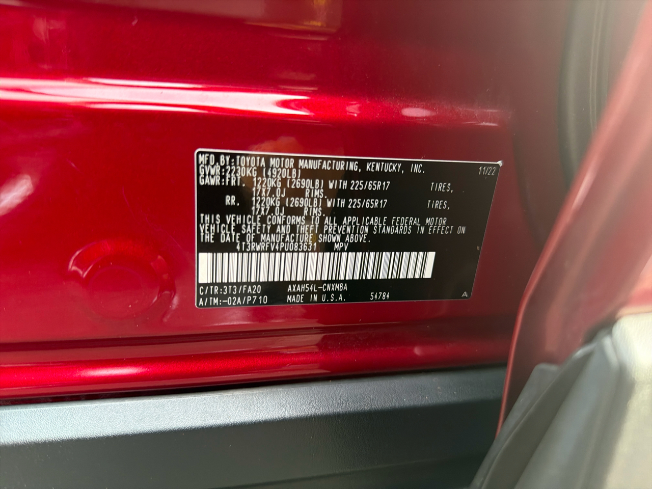 Toyota RAV4 Hybrid XLE AWD (Natl) 2023 Toyota RAV4 Hybrid XLE AWD (Natl) 2023