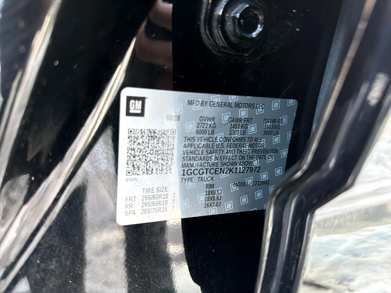 Chevrolet Colorado 4WD Crew Cab 128.3" LT 2019