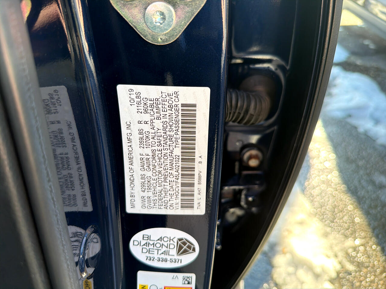 Honda Accord Sedan EX 1.5T CVT 2020