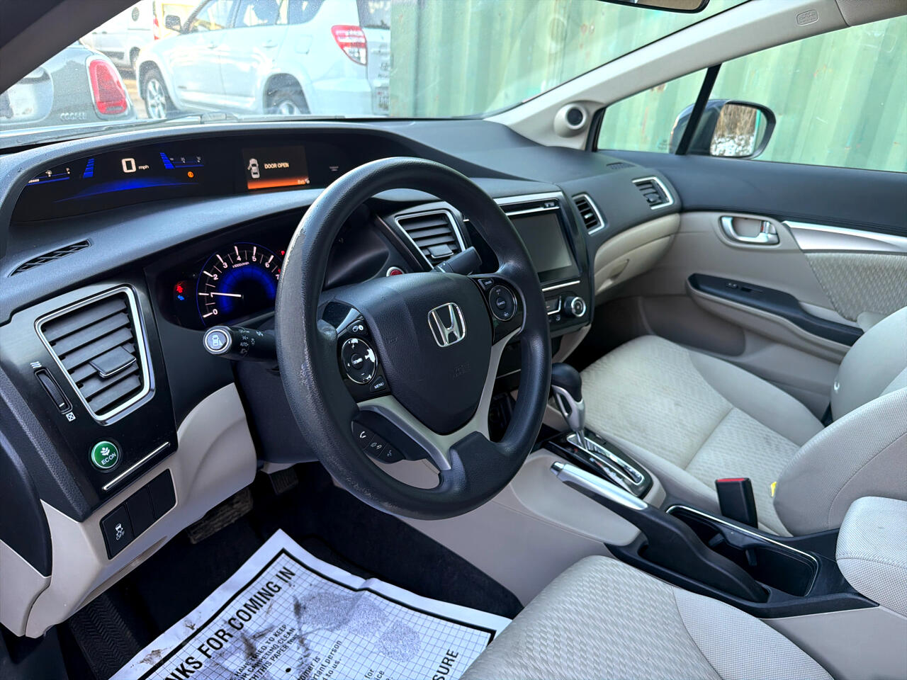 Honda Civic Sedan 4dr CVT EX 2014