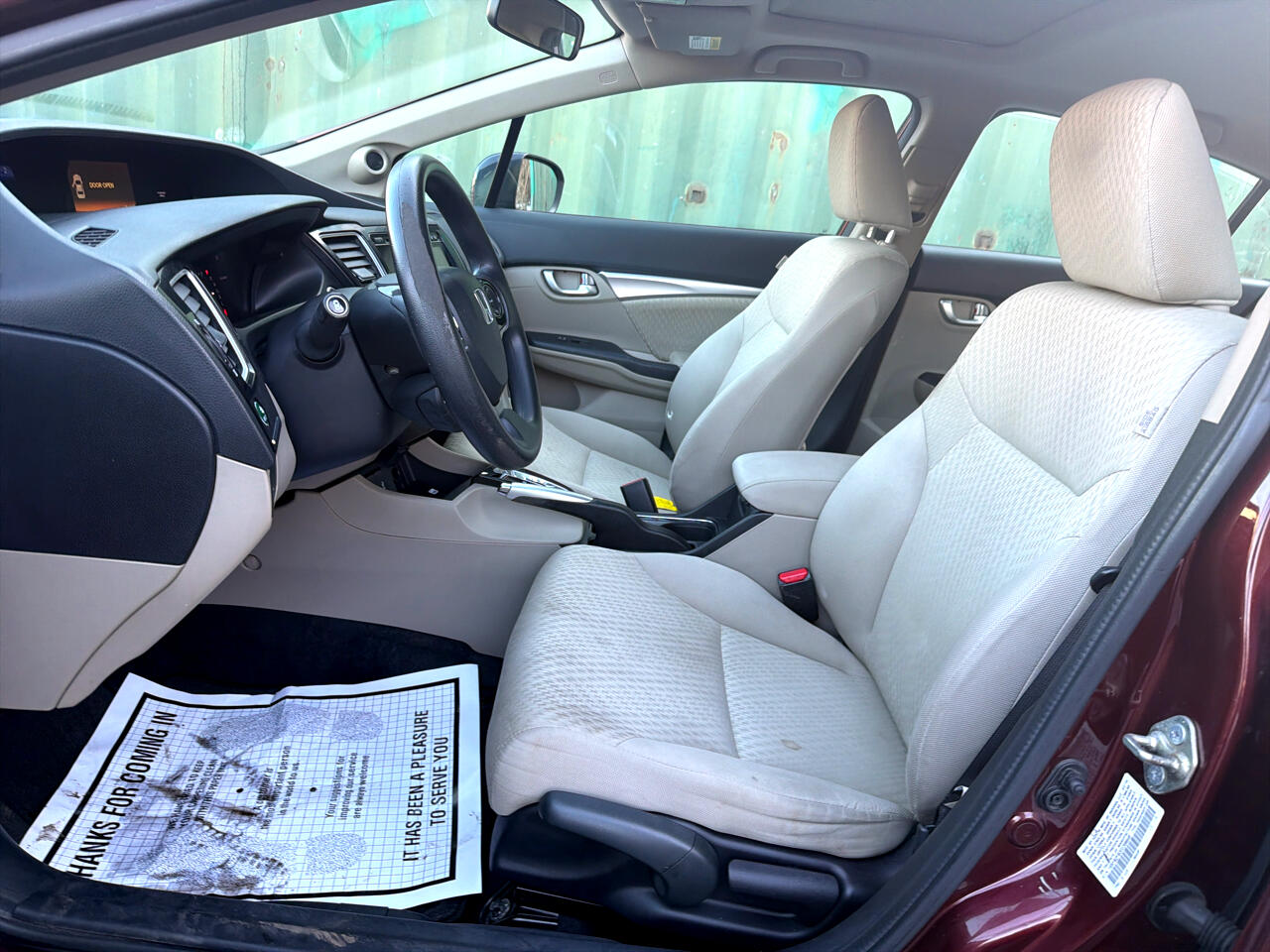 Honda Civic Sedan 4dr CVT EX 2014