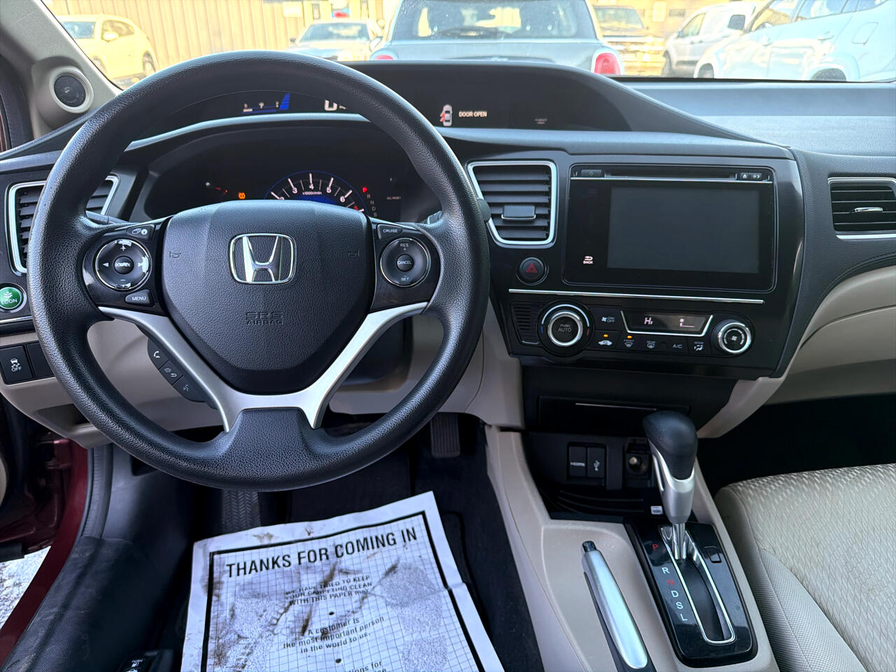 Honda Civic Sedan 4dr CVT EX 2014