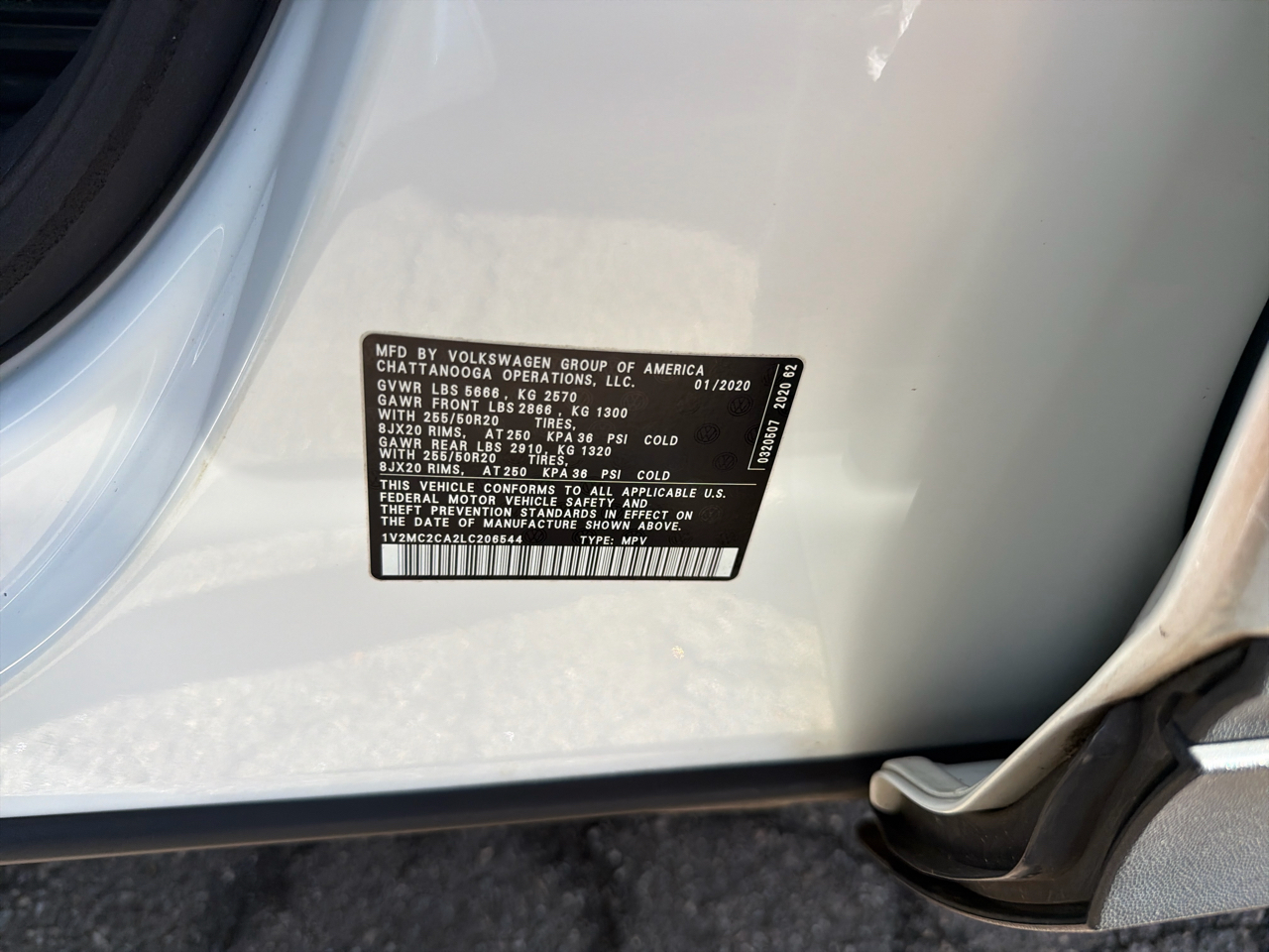 Volkswagen Atlas Cross Sport 2.0T SEL 4MOTION 2020