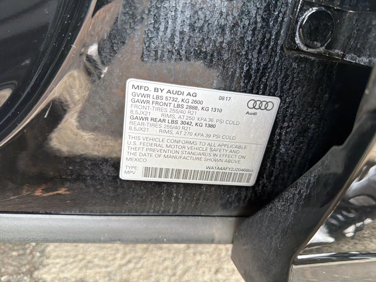 Audi SQ5 3.0 TFSI Premium Plus 2018