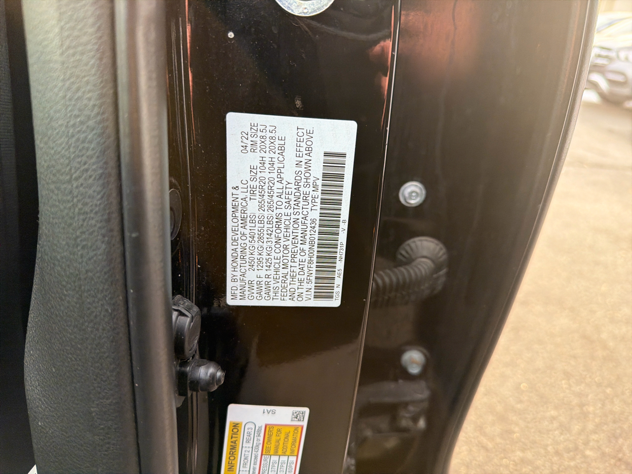 Honda Passport Elite AWD 2022