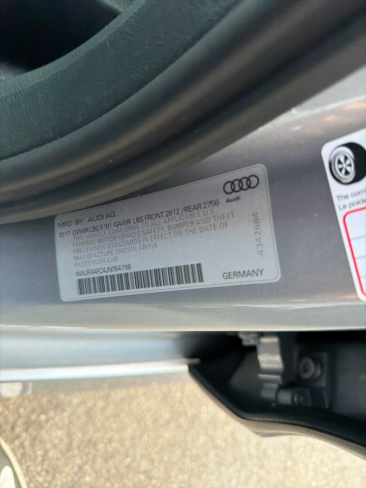 Audi A6 2.0 TFSI Premium quattro AWD 2018