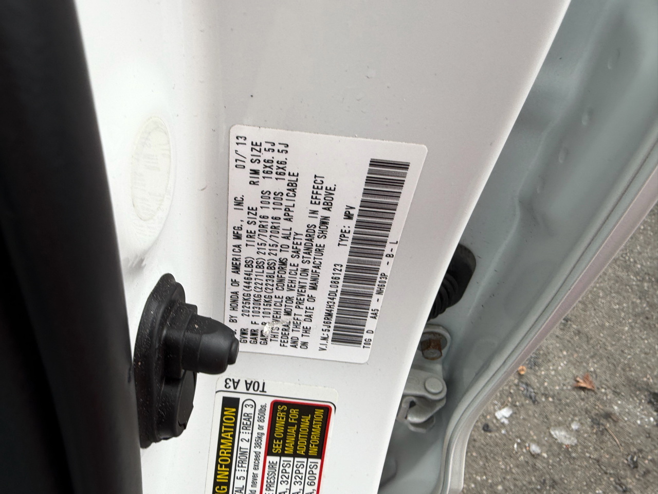 Honda CR-V AWD 5dr LX 2013