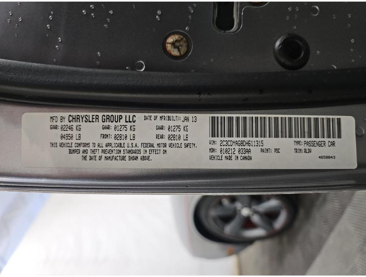 Dodge Challenger 2dr Cpe Rallye Redline 2013