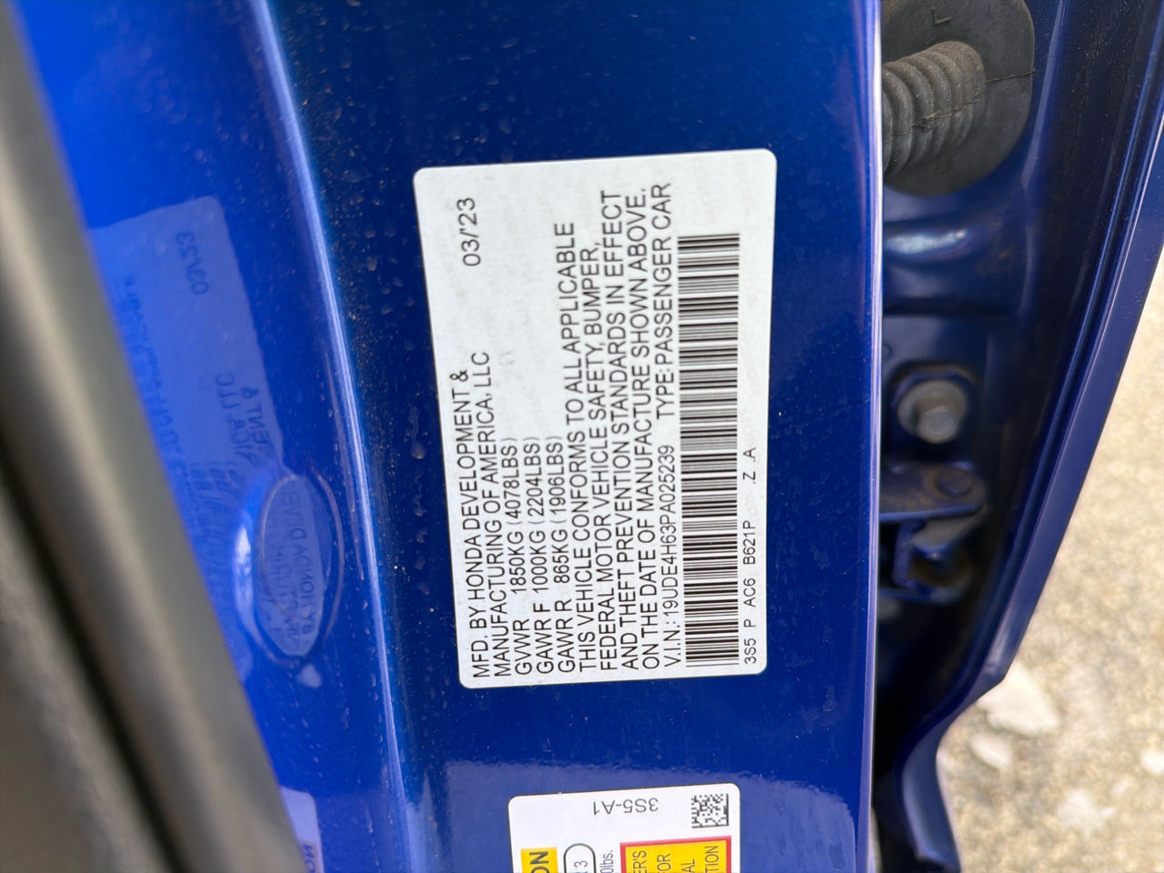 Acura Integra CVT w/A-Spec Technology Package 2023