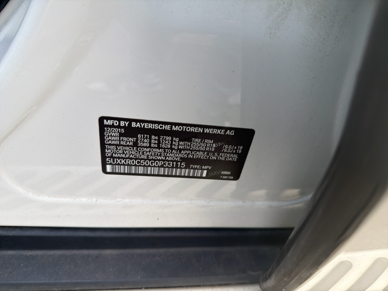 BMW X5 AWD 4dr xDrive35i 2016