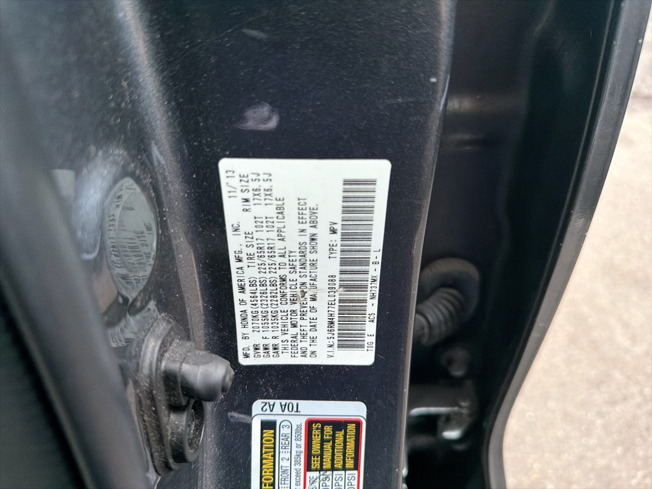 Honda CR-V AWD 5dr EX-L 2014