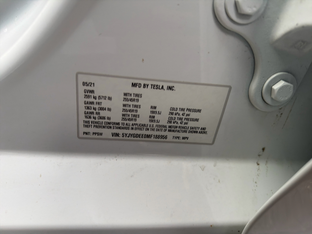 Tesla Model Y Long Range AWD 2021