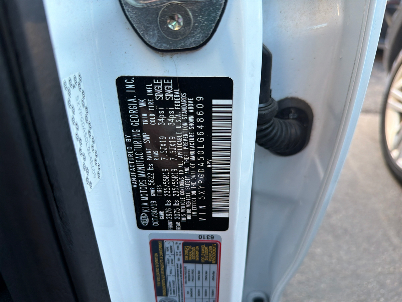 Kia Sorento S V6 AWD 2020