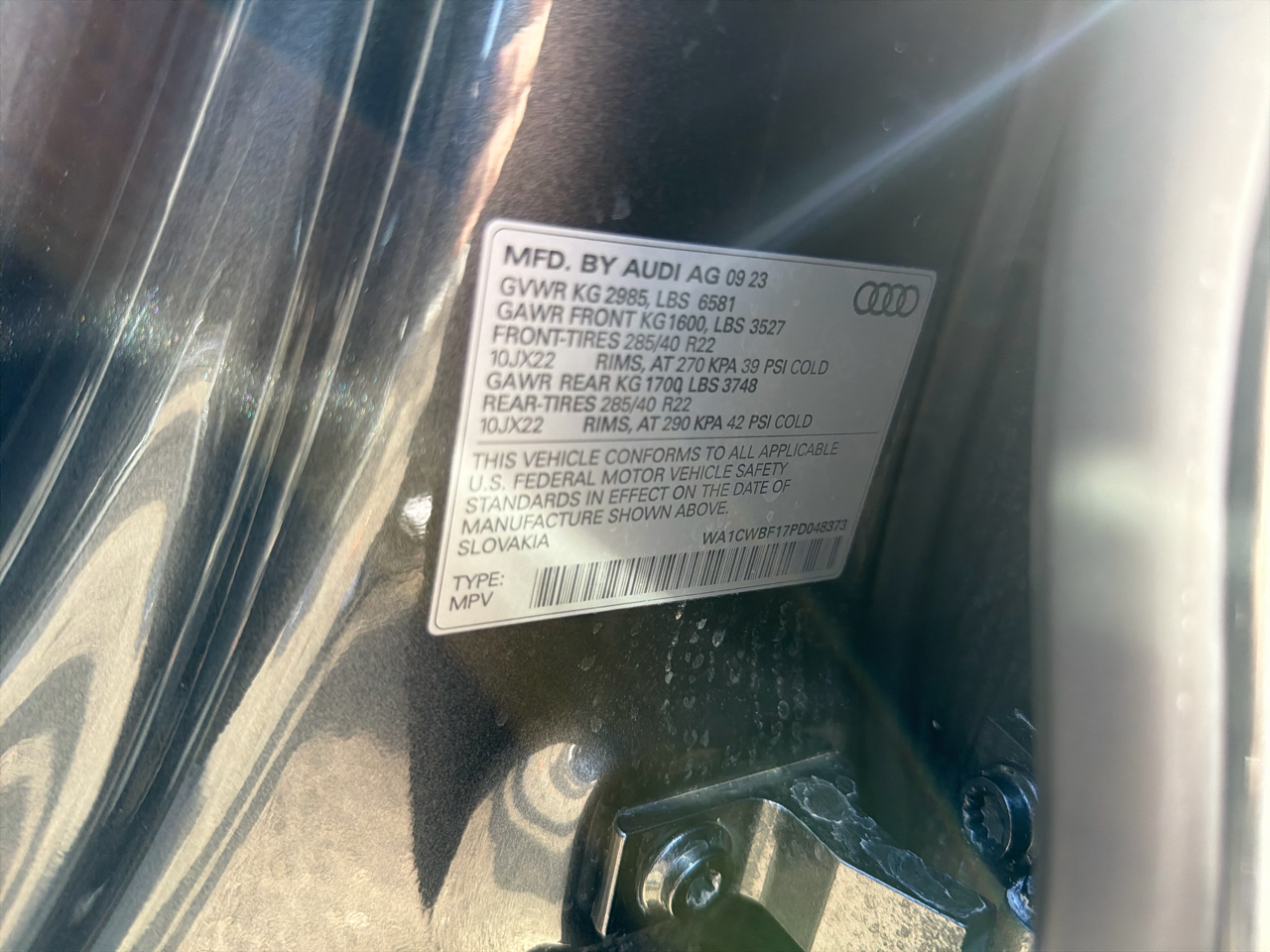 Audi SQ8 Prestige 4.0 TFSI quattro 2023