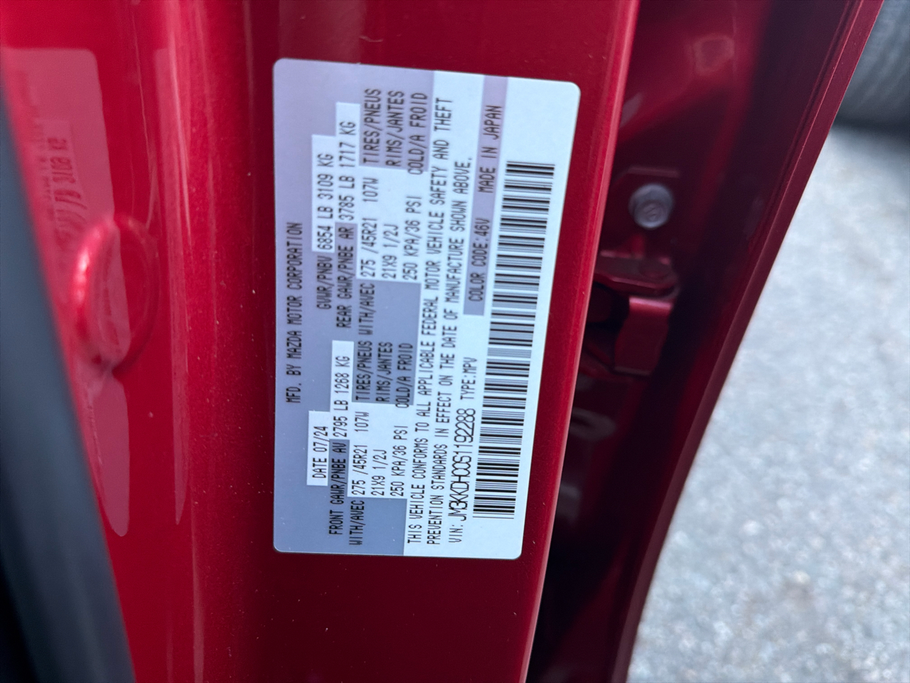 Mazda CX-90 3.3 Turbo S Premium Package 2025