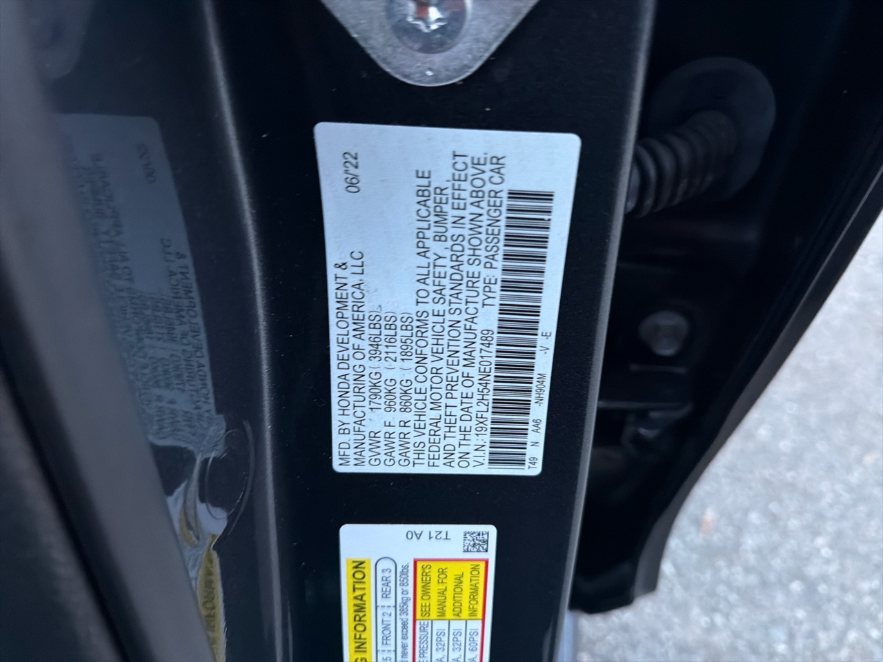 Honda Civic Hatchback LX CVT 2022