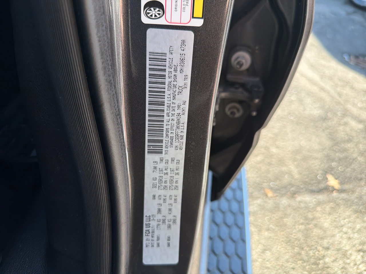 RAM 1500 Big Horn/Lone Star 4x4 Crew Cab 5'7" Box 2019