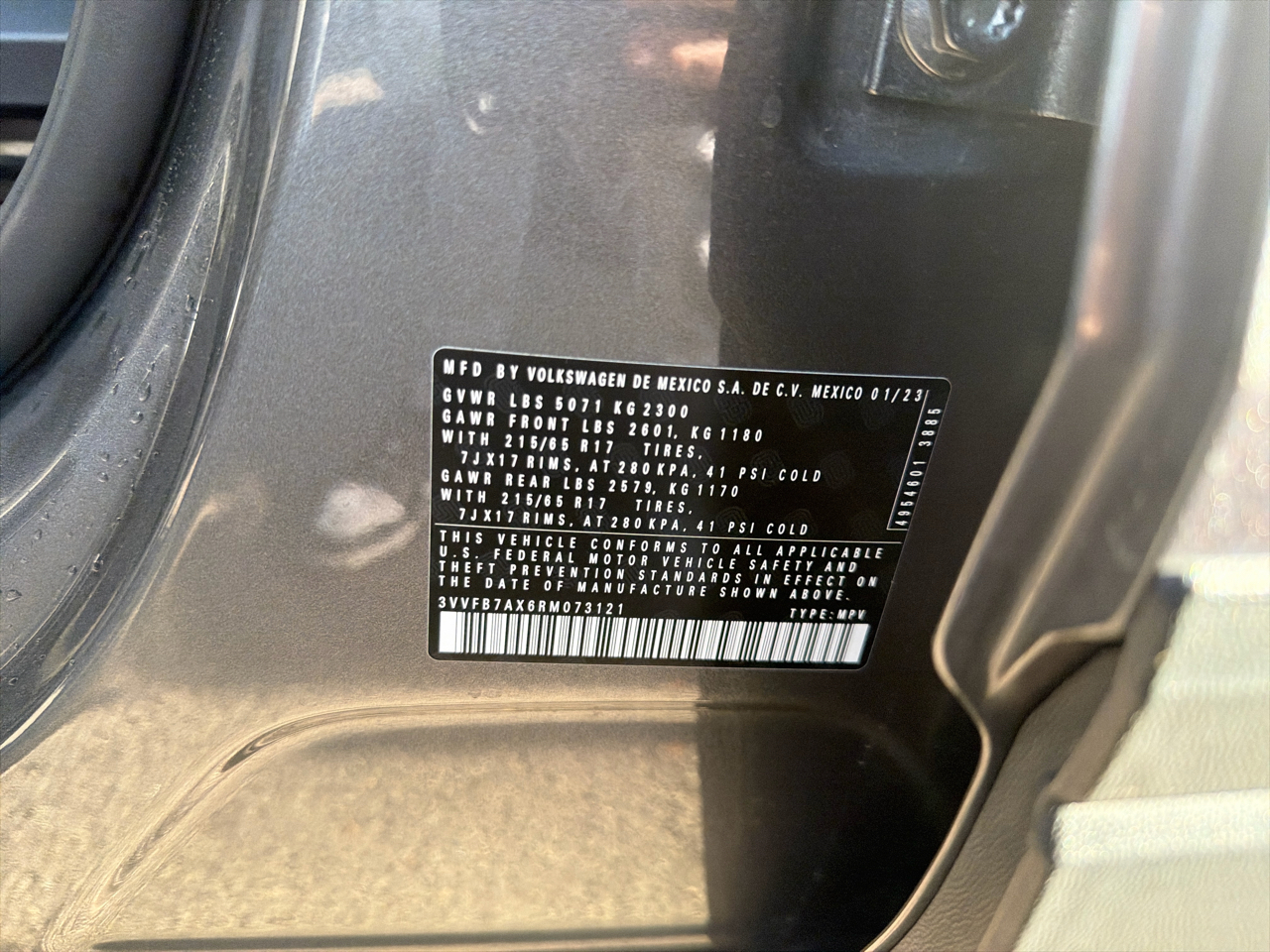 Volkswagen Tiguan 2.0T S 4Motion 2024