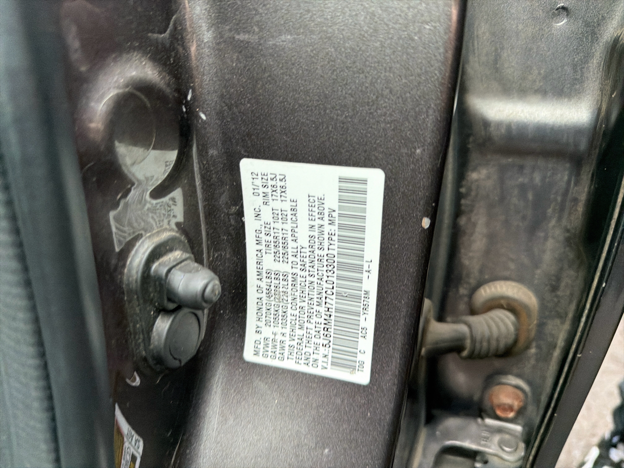 Honda CR-V AWD 5dr EX-L 2012