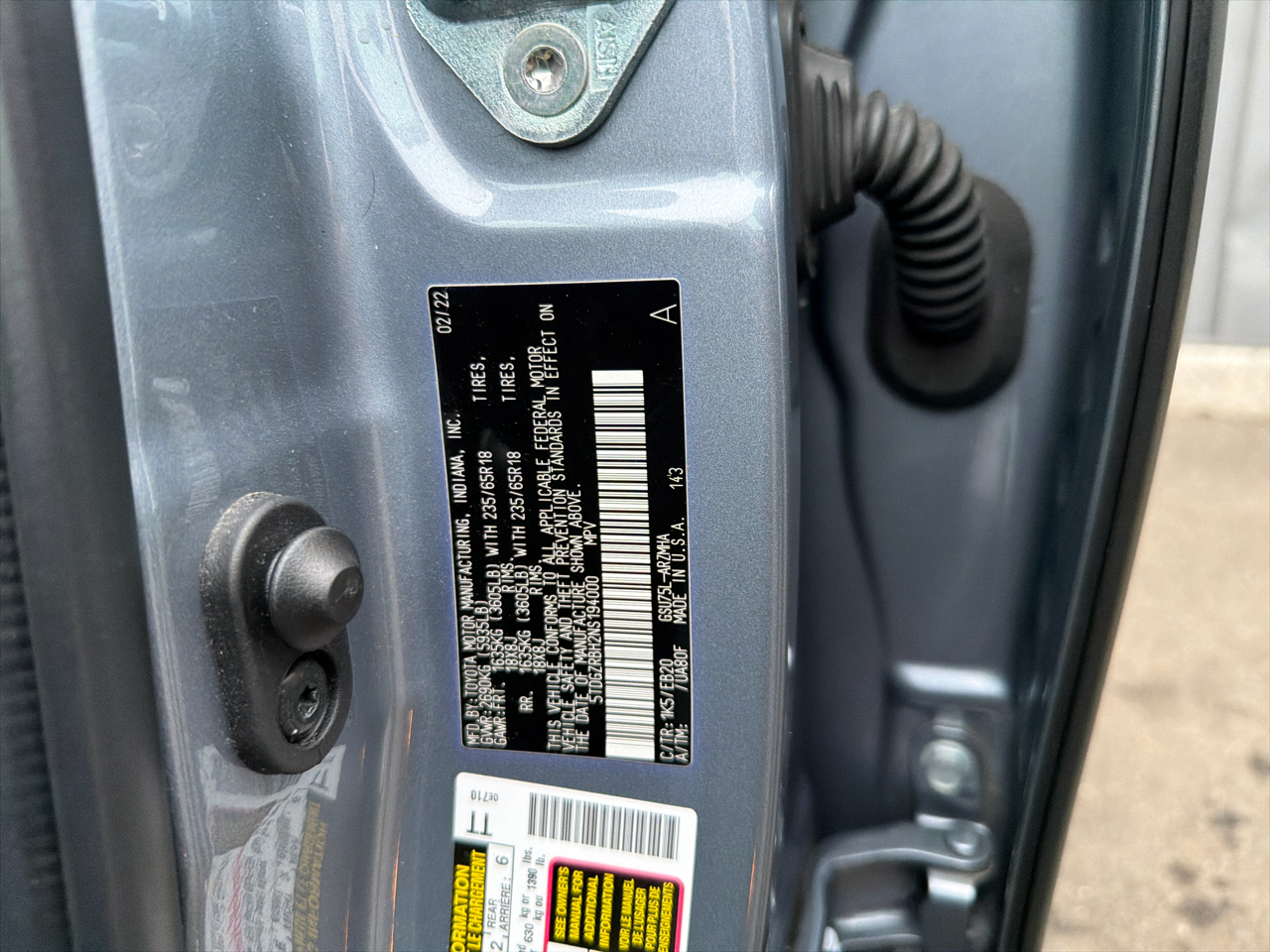 Toyota Highlander XLE AWD (Natl) 2022