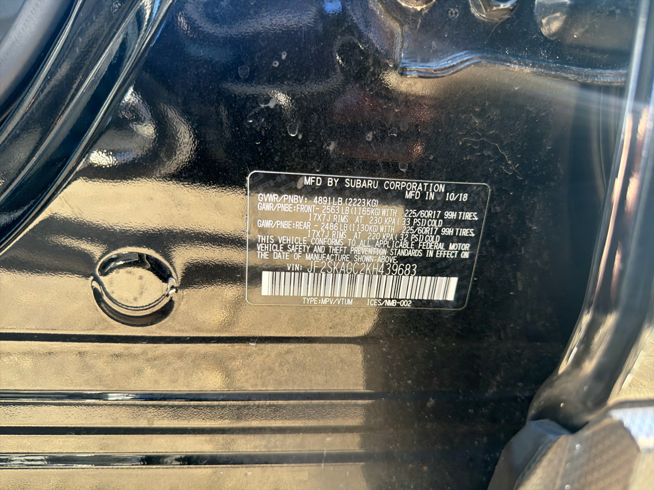 Subaru Forester 2.5i Premium 2019