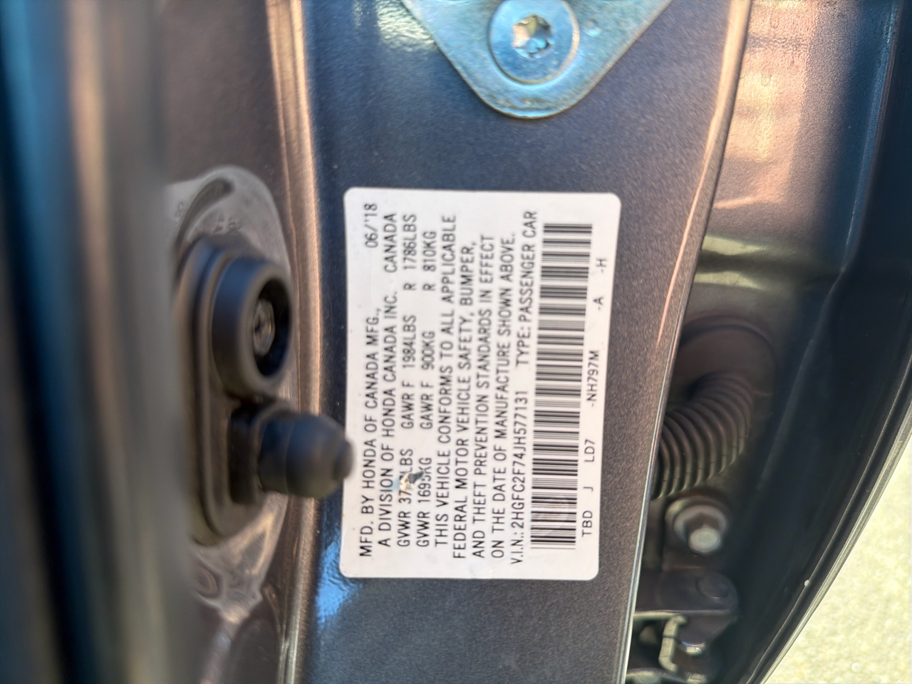 Honda Civic Sedan EX CVT 2018