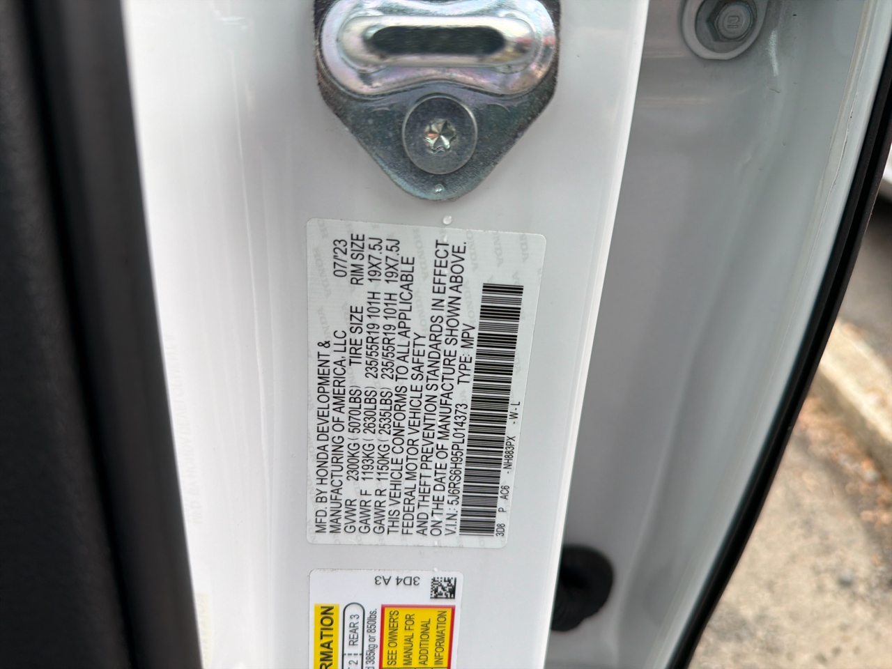 Honda CR-V Hybrid Sport Touring AWD 2023