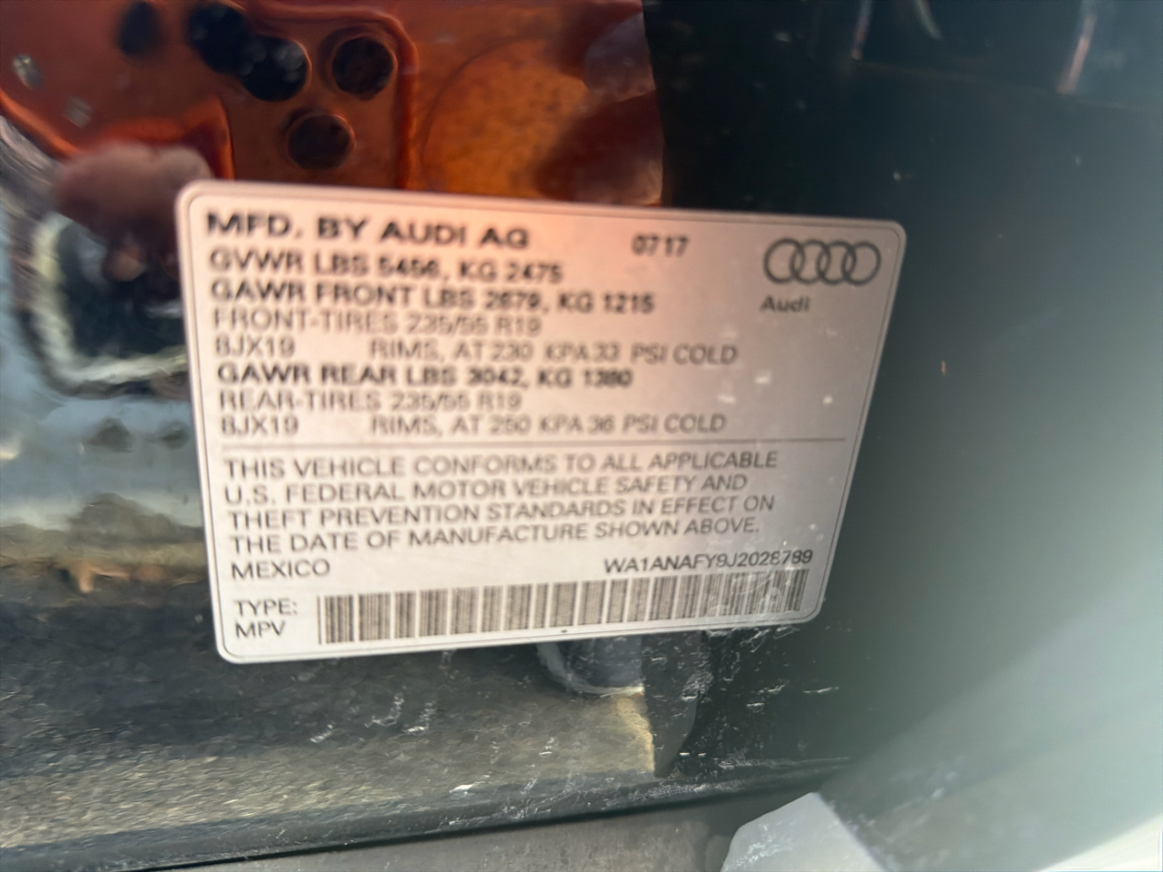 Audi Q5 2.0 TFSI Tech Premium 2018