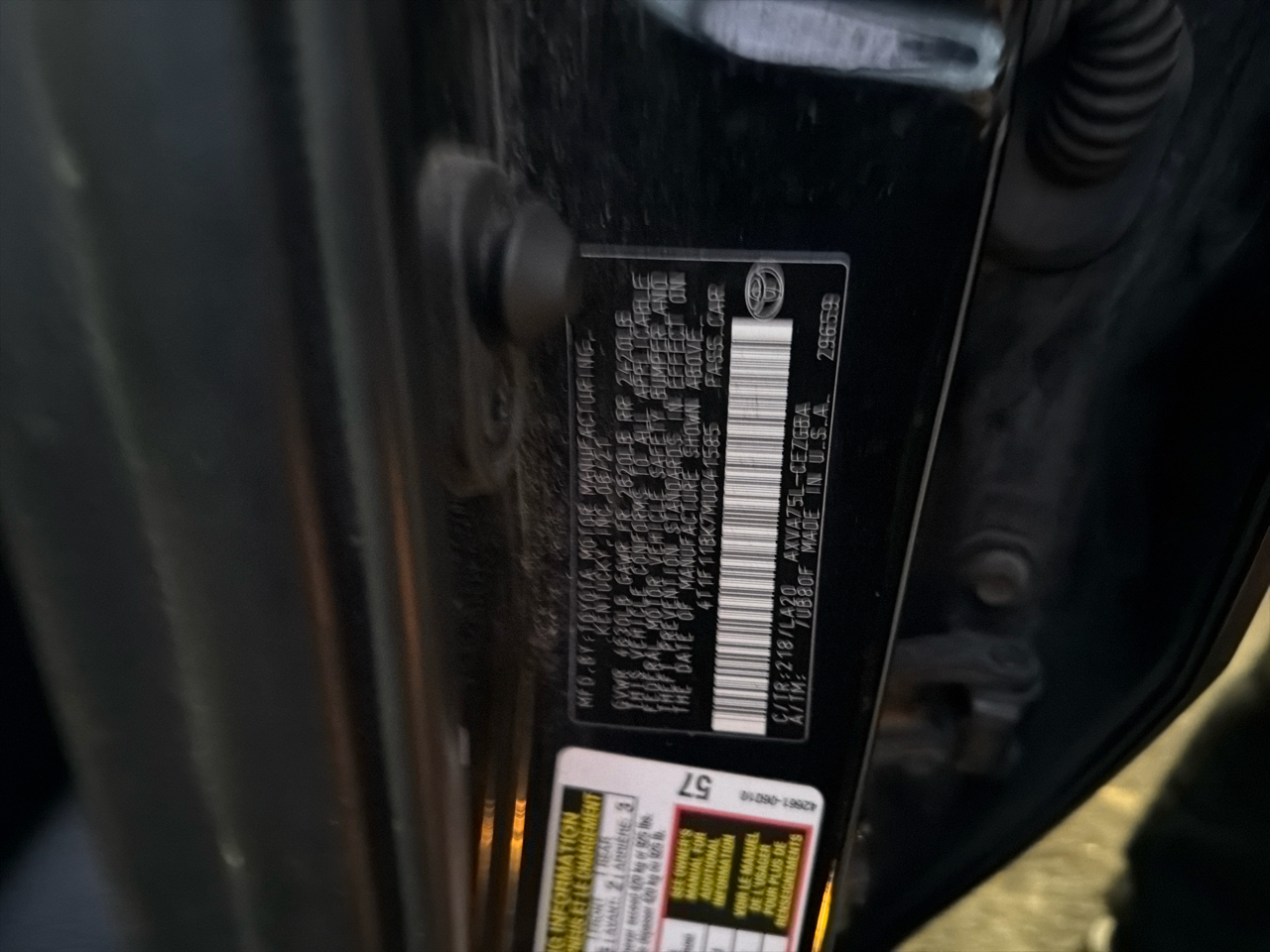 Toyota Camry XLE Auto AWD (Natl) 2021