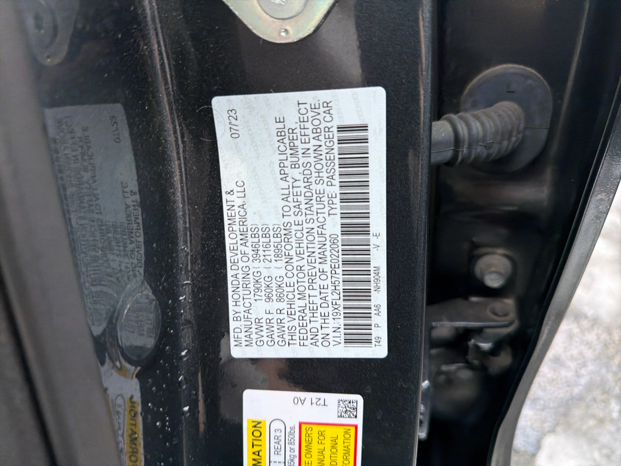 Honda Civic Hatchback LX CVT 2023