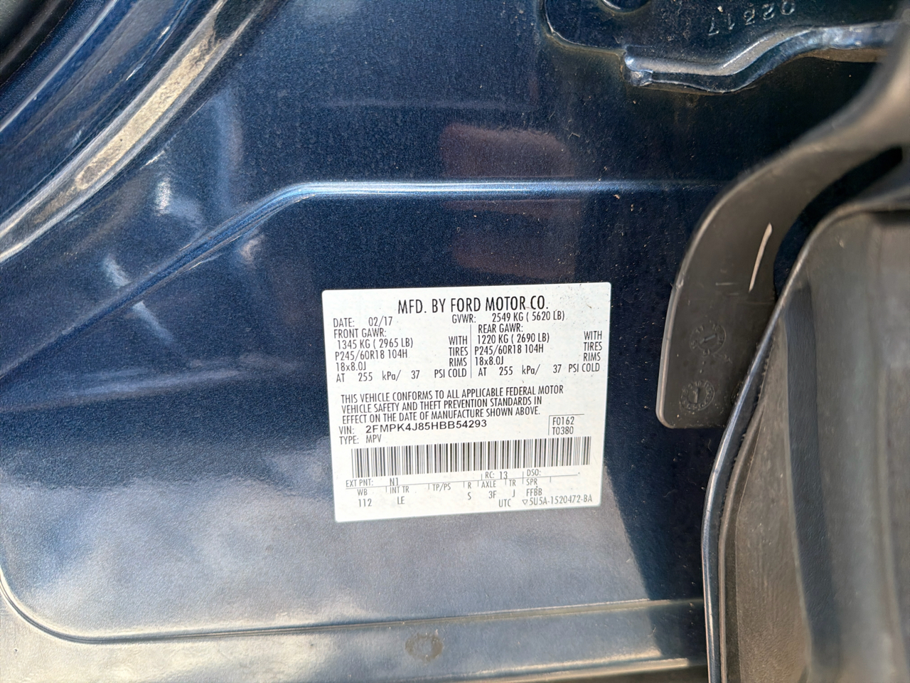 Ford Edge SEL AWD 2017