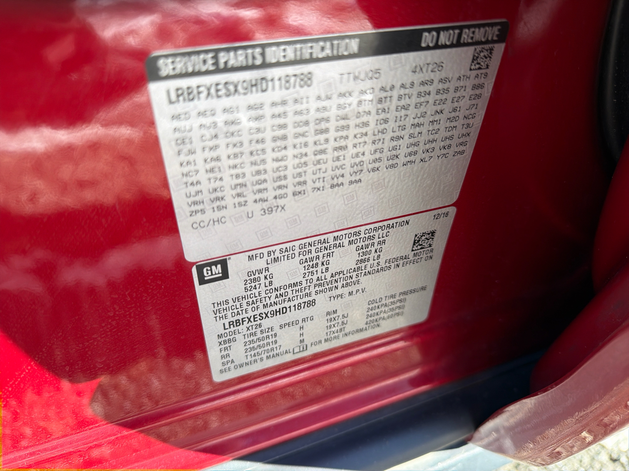 Buick Envision AWD 4dr Premium I 2017