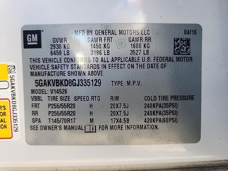 Buick Enclave AWD 4dr Leather 2016