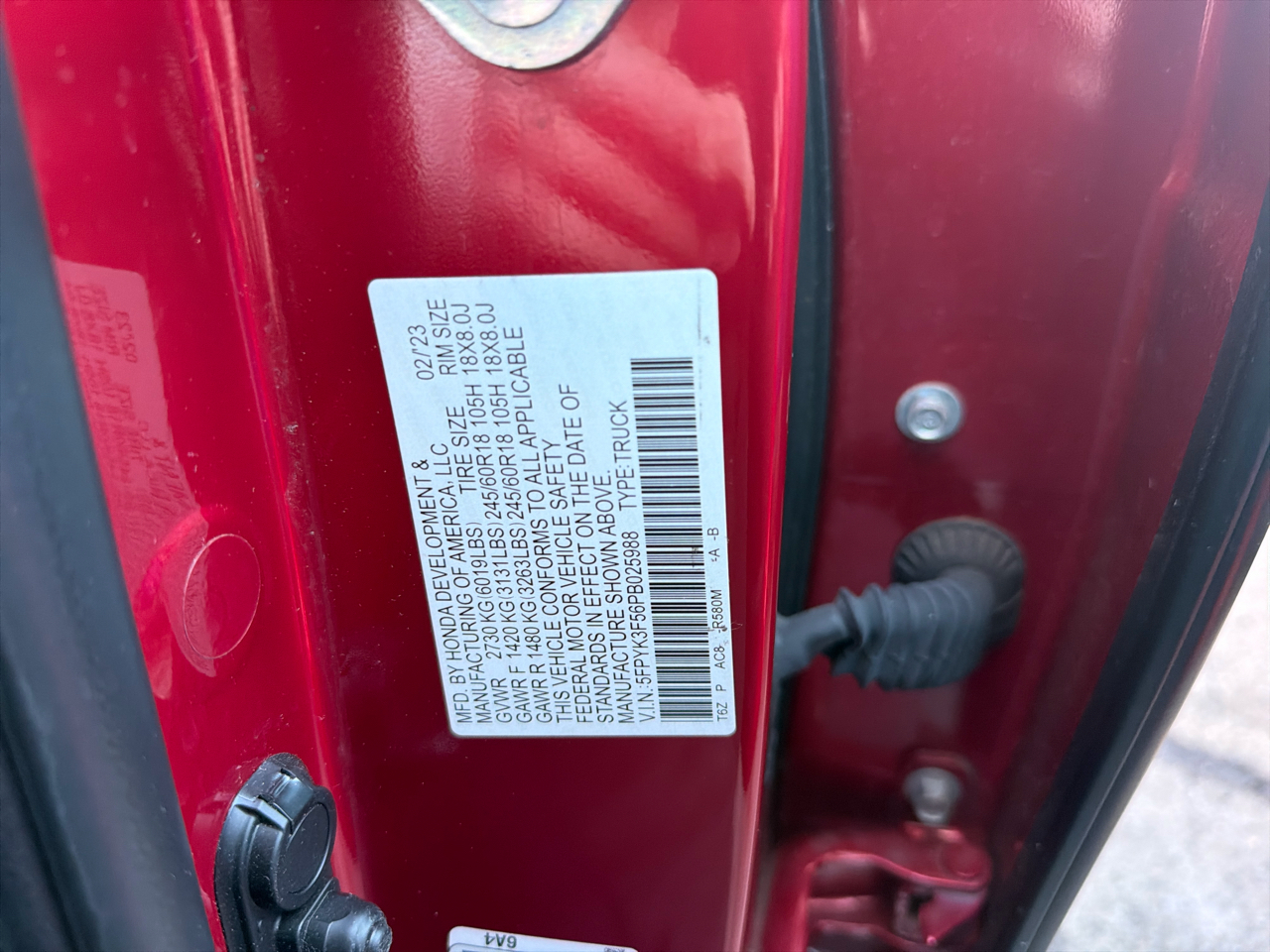 Honda Ridgeline RTL AWD 2023