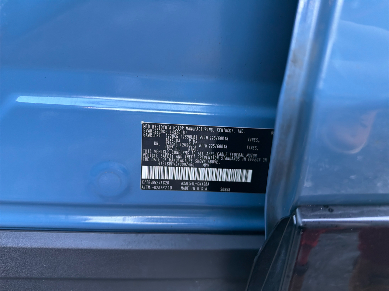 Toyota RAV4 Hybrid SE AWD (Natl) 2022