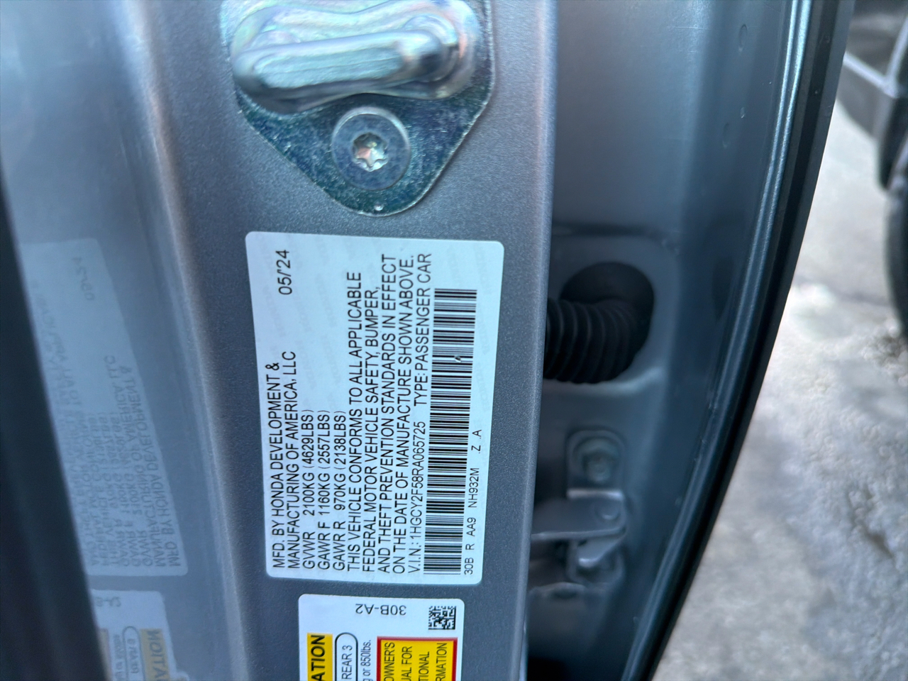 Honda Accord Hybrid Sport Sedan 2024