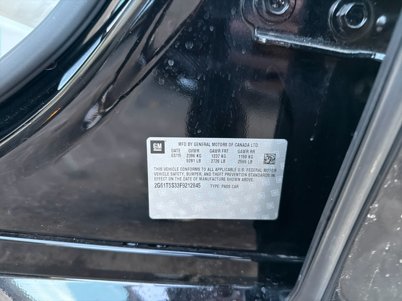 Cadillac XTS 4dr Sdn Platinum AWD 2015