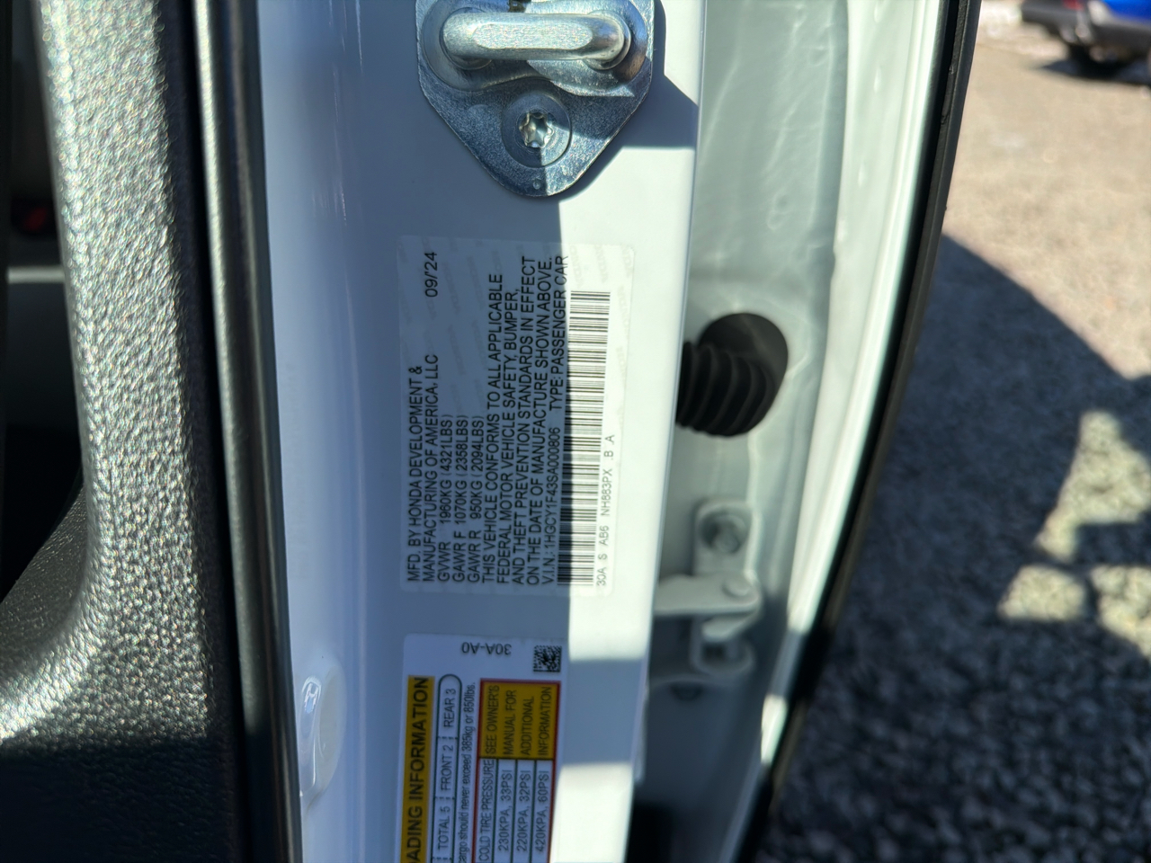 Honda Accord Sedan SE CVT 2025