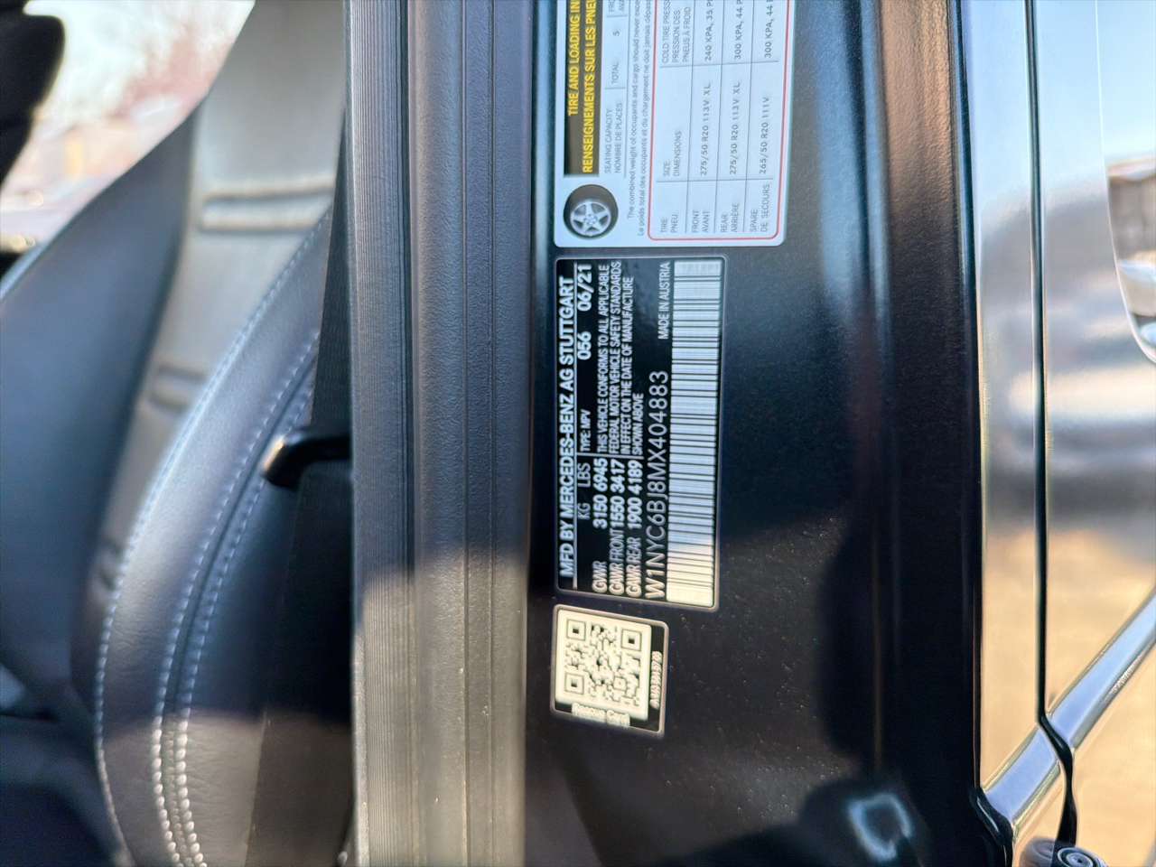 Mercedes-Benz G-Class G 550 4MATIC SUV 2021