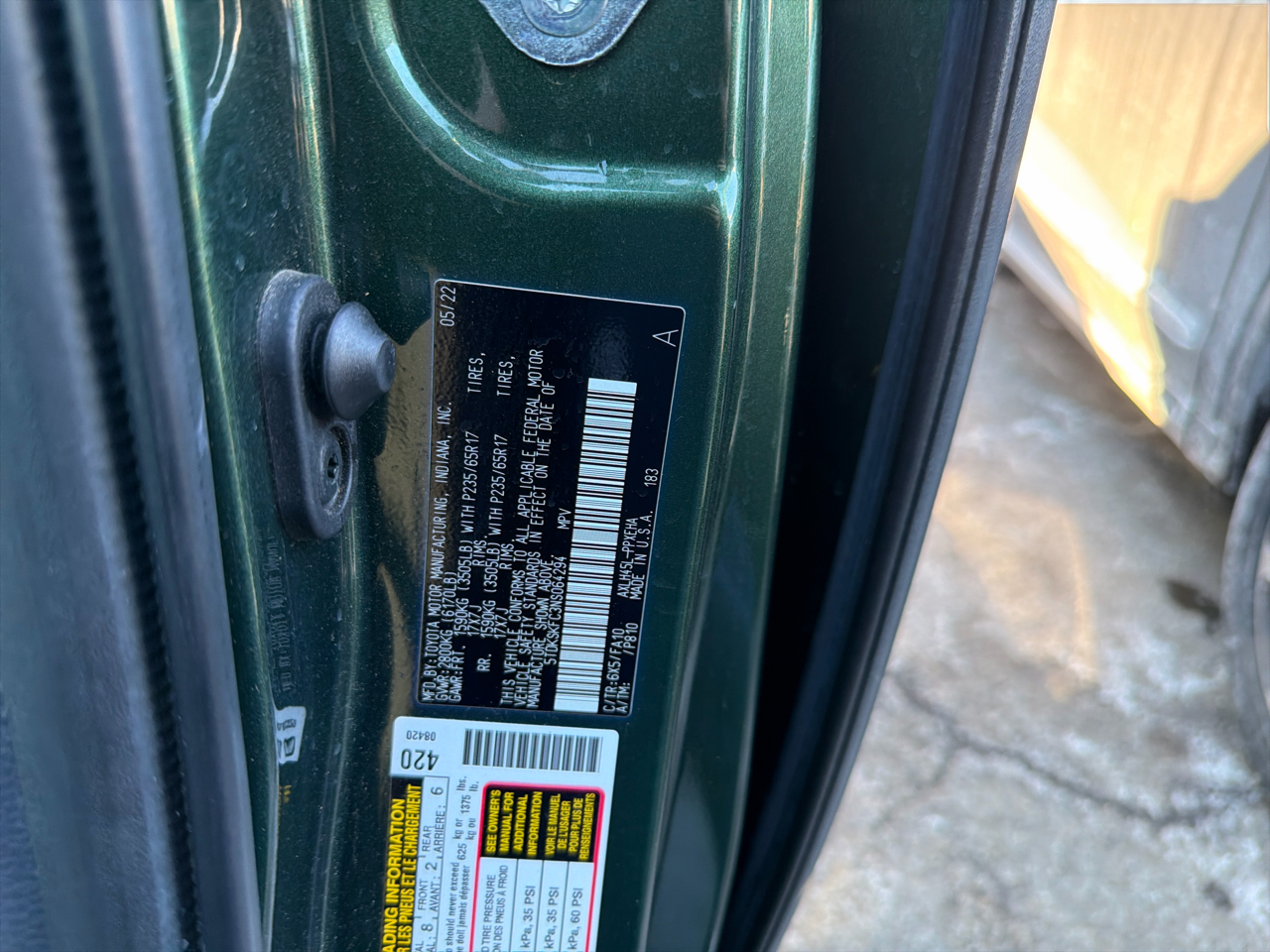 Toyota Sienna LE AWD 8-Passenger (Natl) 2022