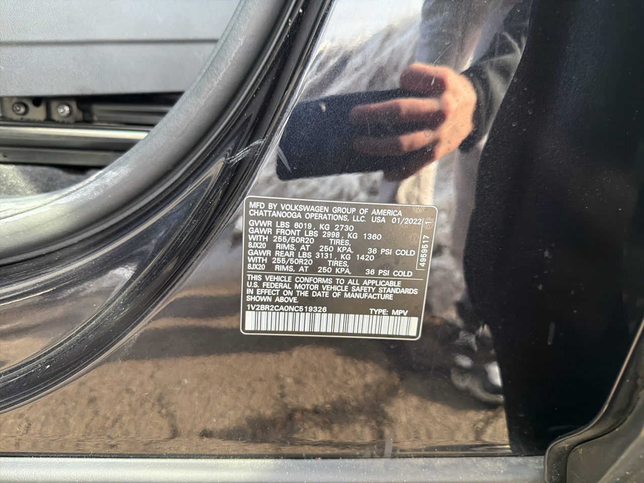 Volkswagen Atlas 3.6L V6 SEL 4MOTION 2022