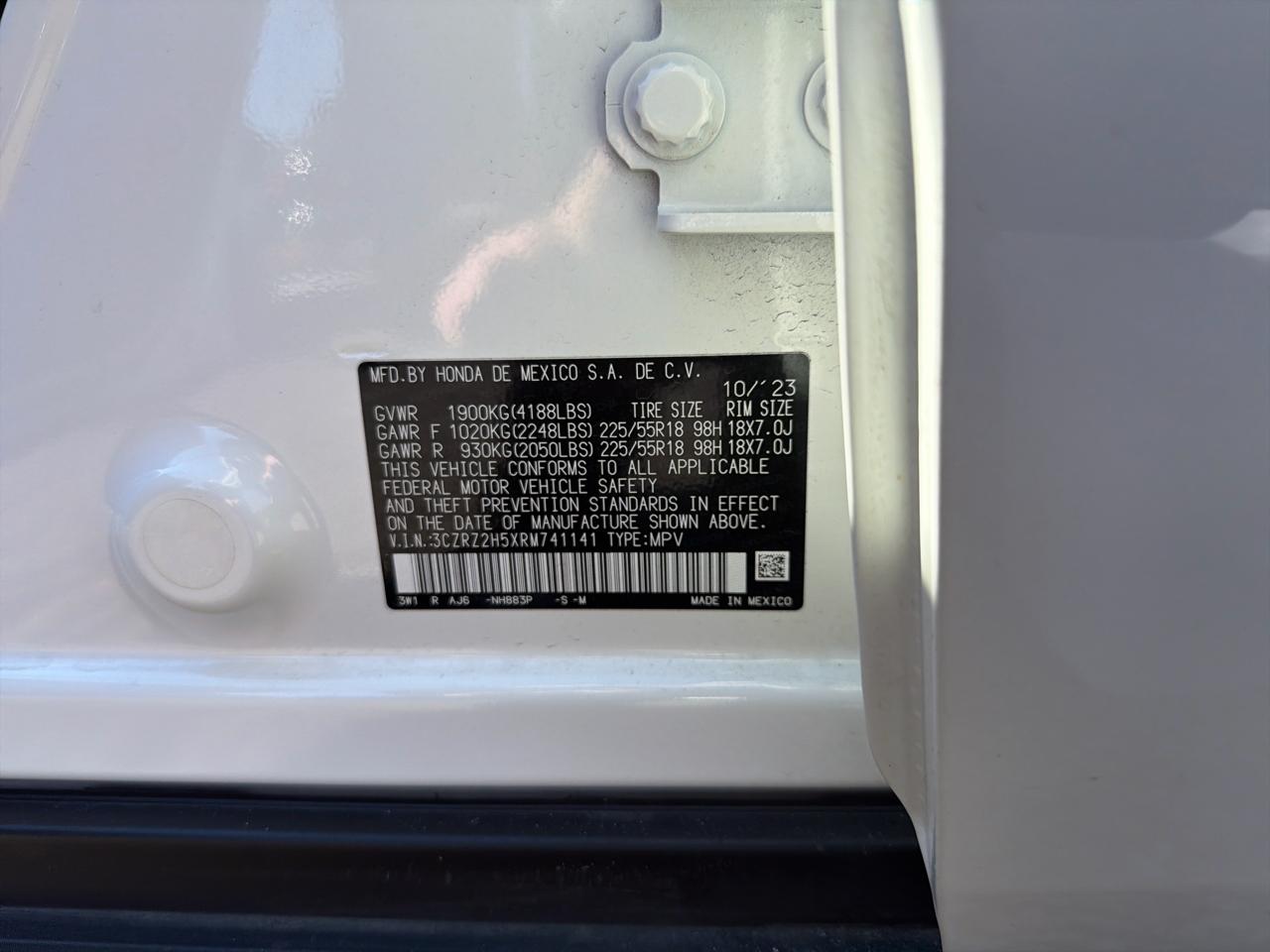 Honda HR-V Sport AWD CVT 2024