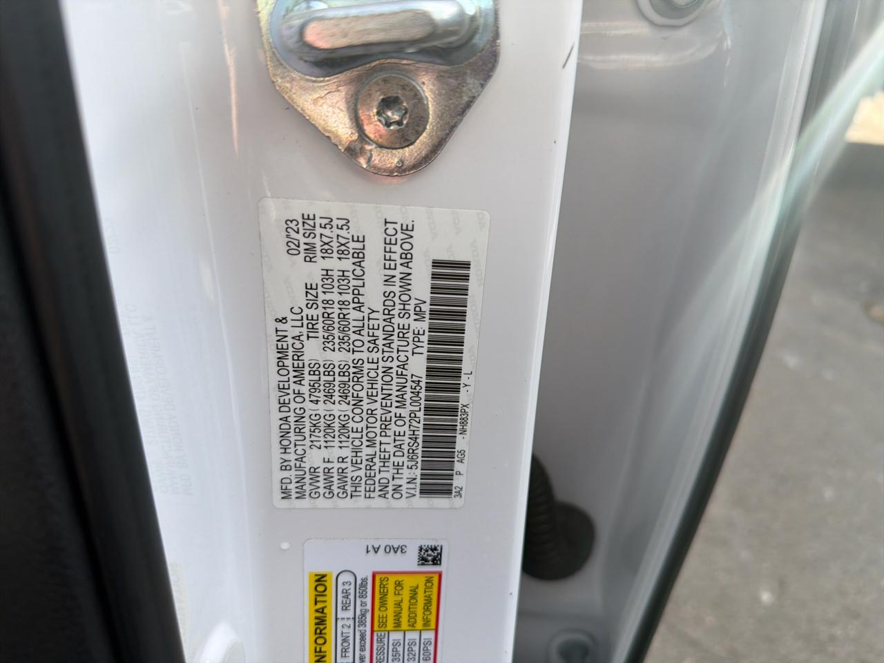 Honda CR-V EX-L AWD 2023