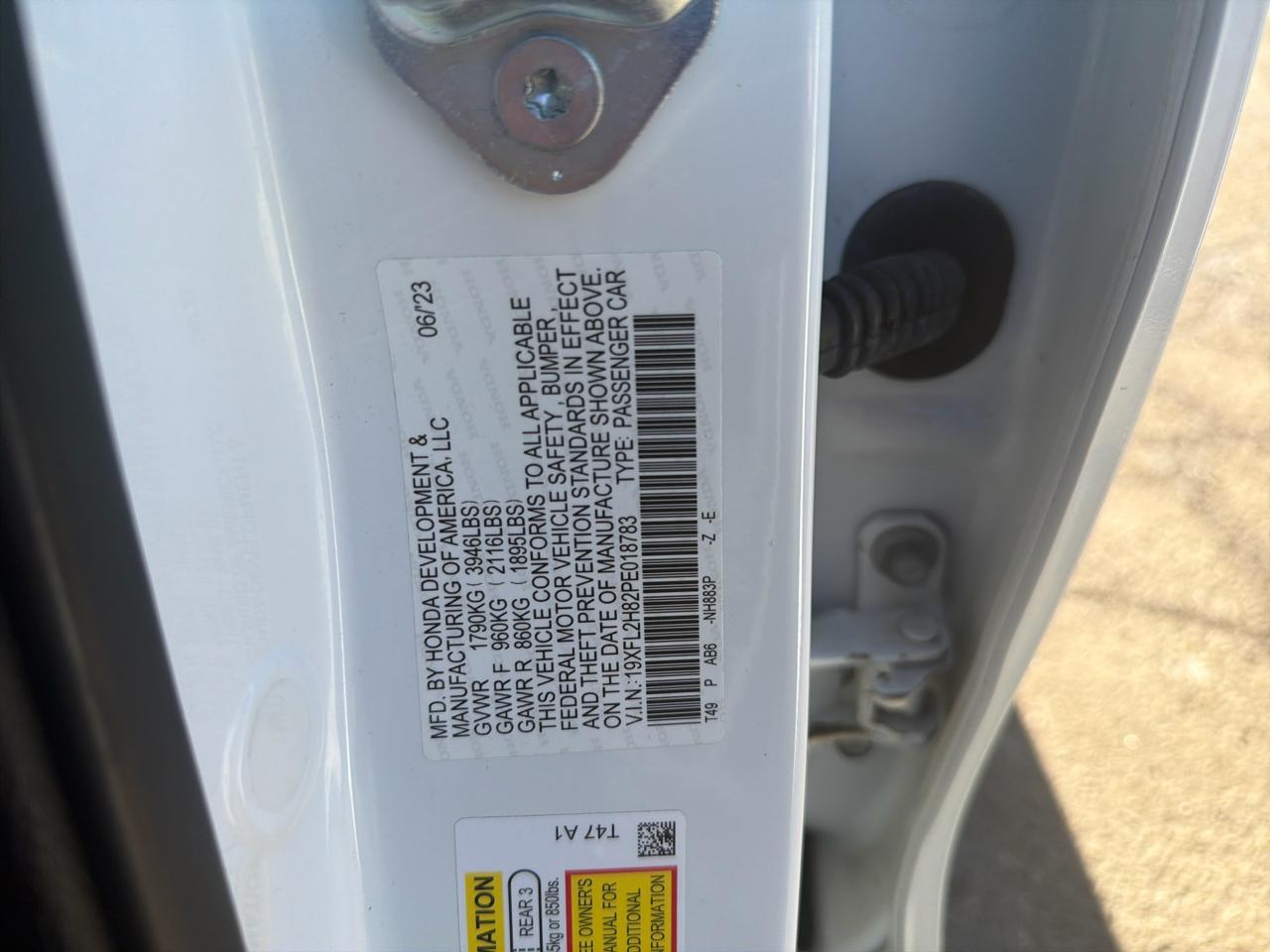 Honda Civic Hatchback Sport CVT 2023